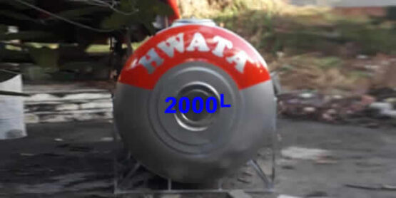BỒN NƯỚC INOX HWATA 2000 LÍT NẰM