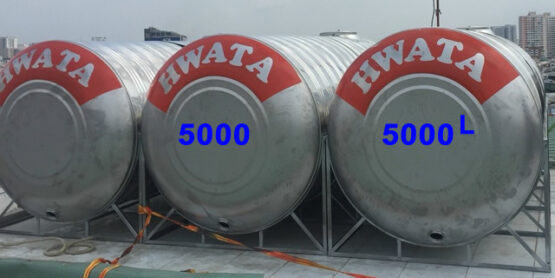 BỒN ƯỚC INOX HWATA 5000 LÍT NẰM