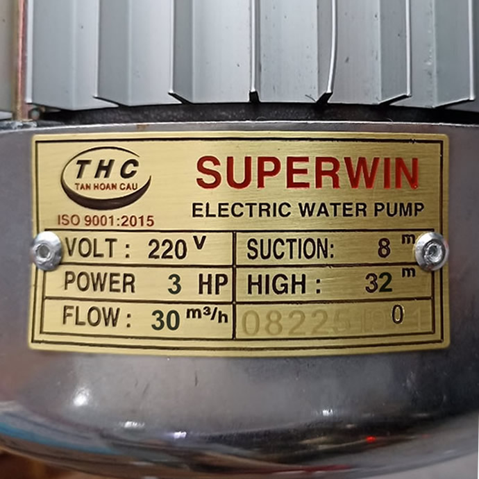 TSKT máy bơm Super Win SP-2200