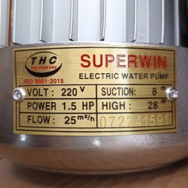 TSKT máy bơm nước 1.5HP Super Win SP-1100